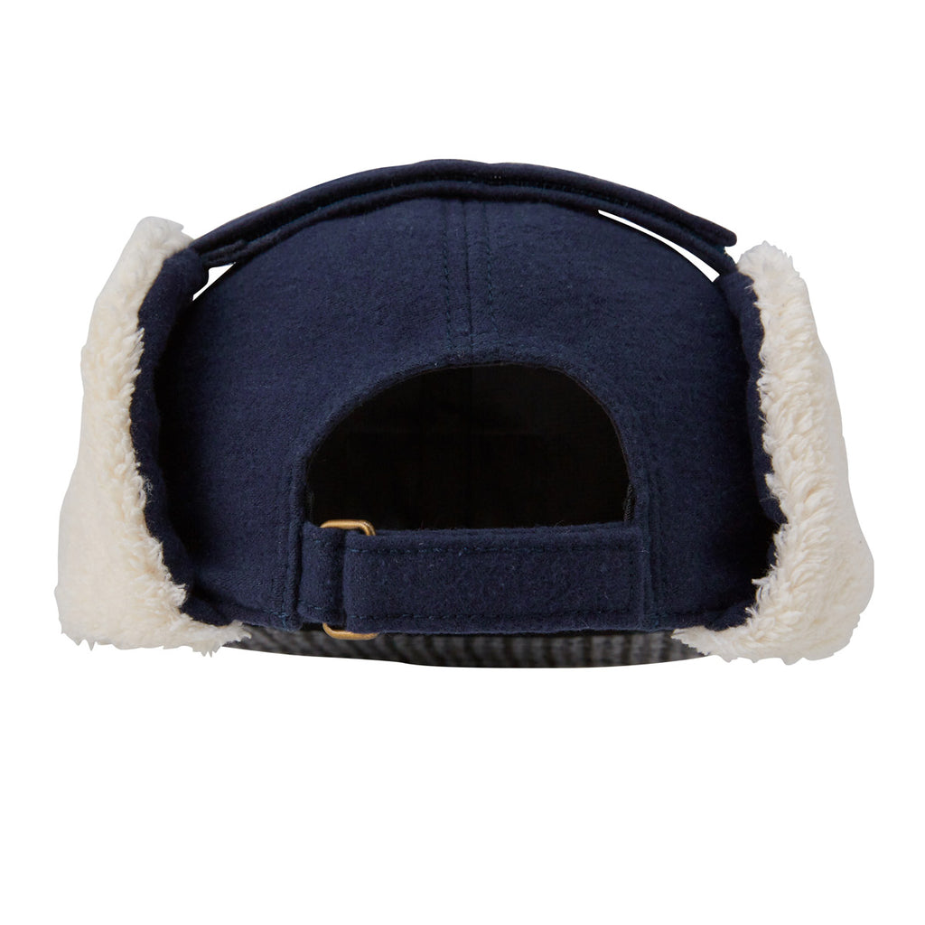 NAVY BLEUE COTTON EAR PROTECTION CAP 