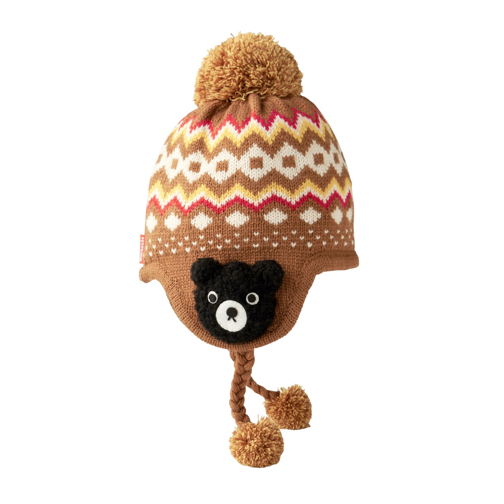 CARAMEL WOOLEN BONNET