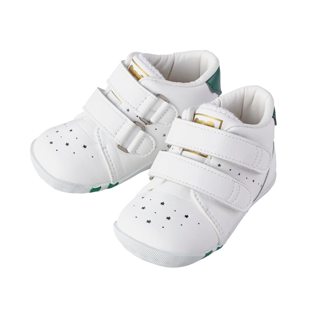 WHITE TENNIS FIRST STEP SHOES