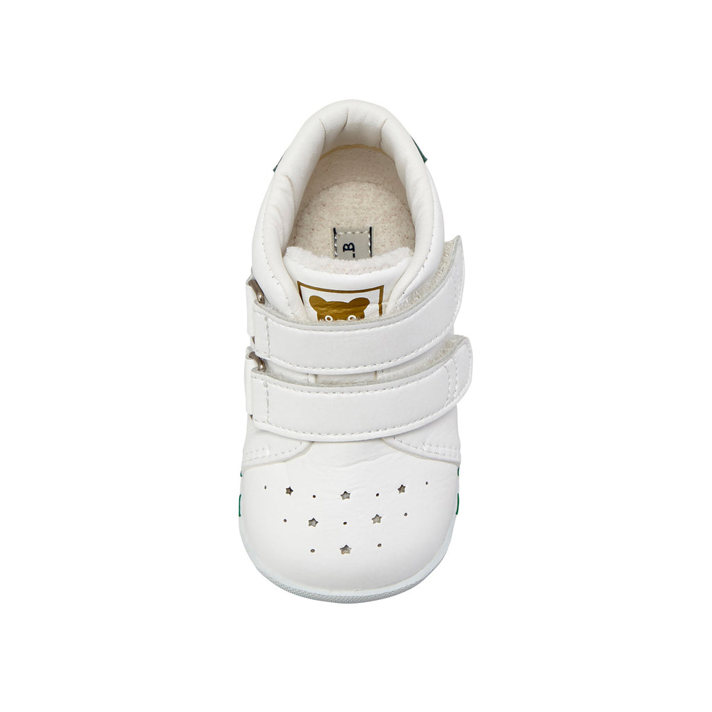 WHITE TENNIS FIRST STEP SHOES
