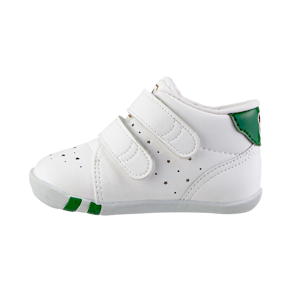 WHITE TENNIS FIRST STEP SHOES