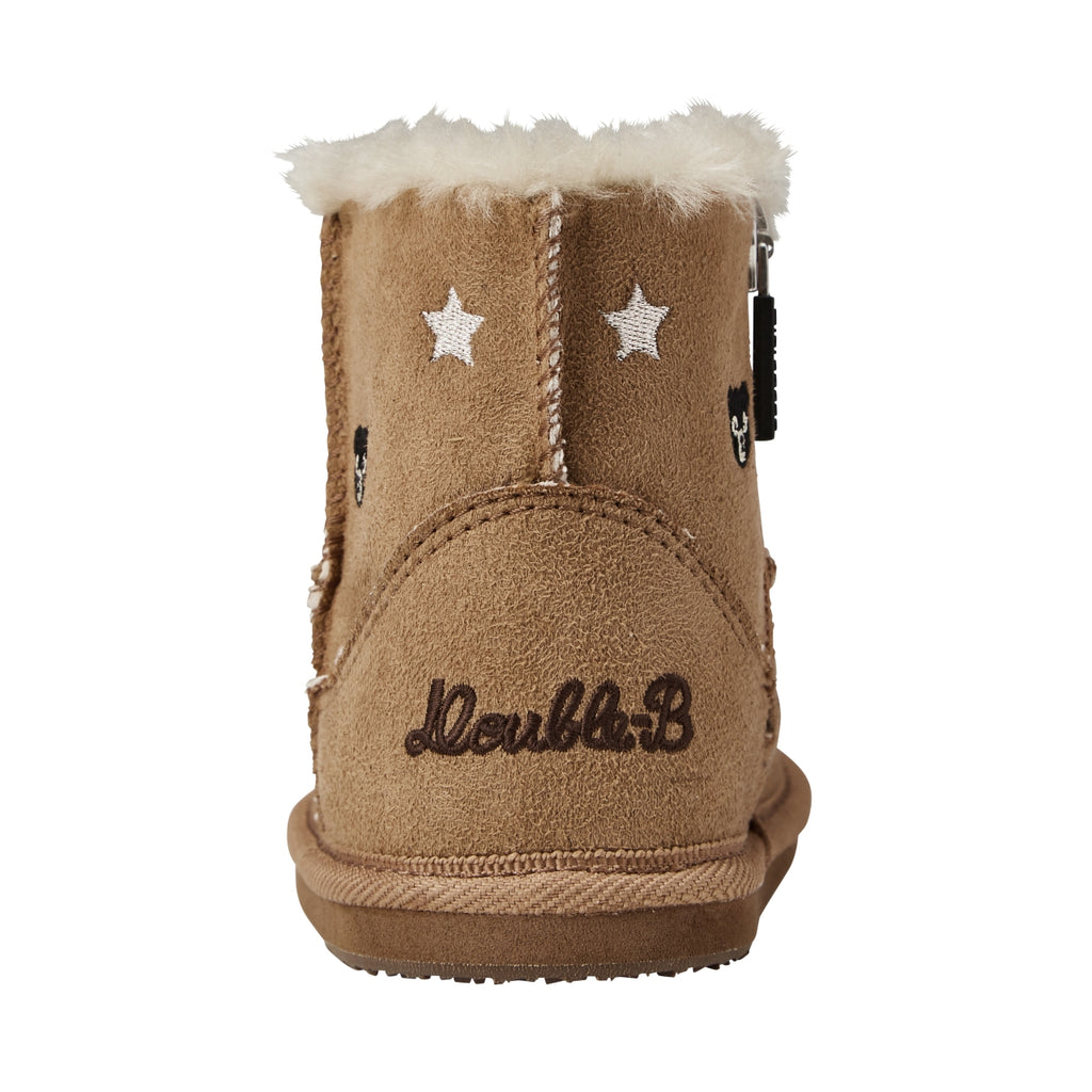 CHILDREN'S BEIGE FURRY BOOTS