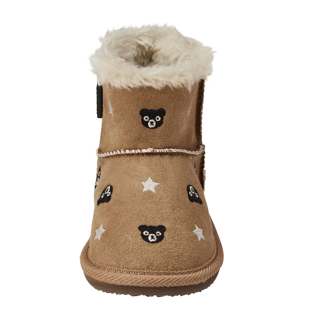 CHILDREN'S BEIGE FURRY BOOTS