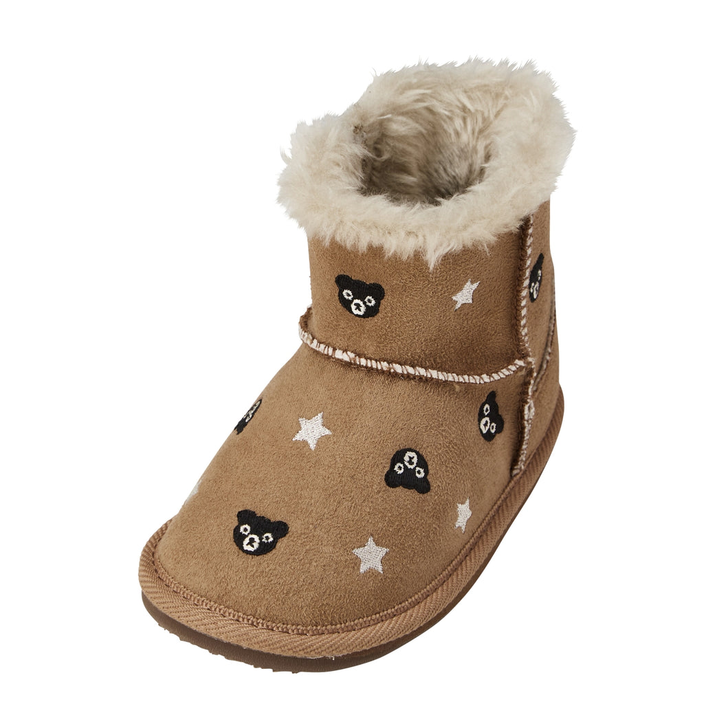 CHILDREN'S BEIGE FURRY BOOTS