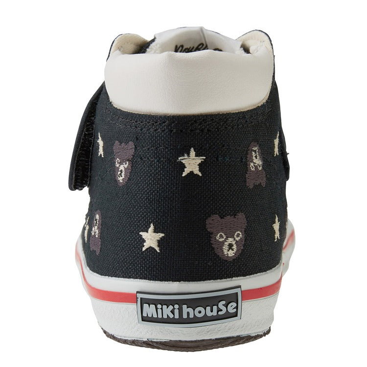 CHILDREN'S HIGH-TOP SHOES BLACK STARS