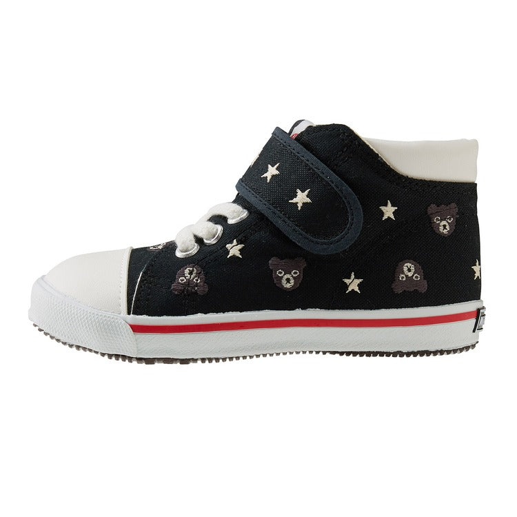 CHILDREN'S HIGH-TOP SHOES BLACK STARS