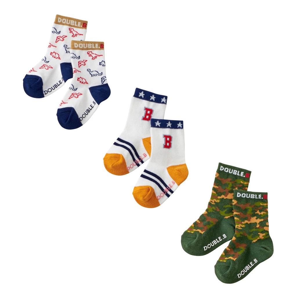 SET DE 3 PAIRES DE CHAUSSETTES GARÇON